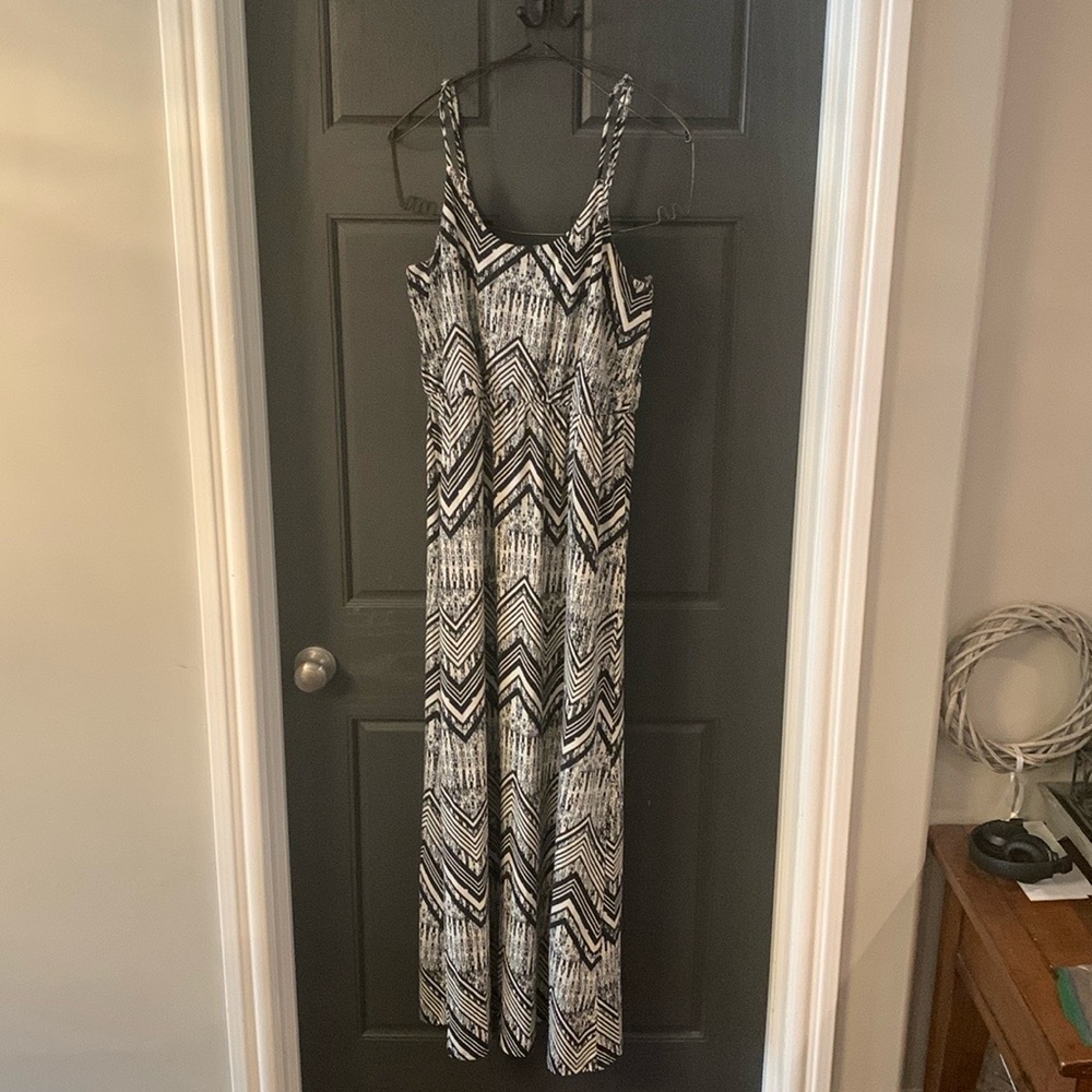 Black and off white Maurice’s maxi dress size L
